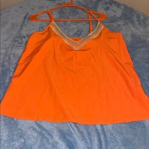 Orange SHEIN Tank Top